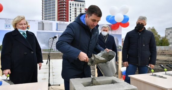 Памятную капсулу в честь начала строительства здания налоговой инспекции заложили в Петрозаводске